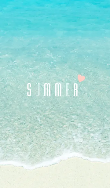 [LINE着せ替え] SUMMER BEACH -PINK- #freshの画像1