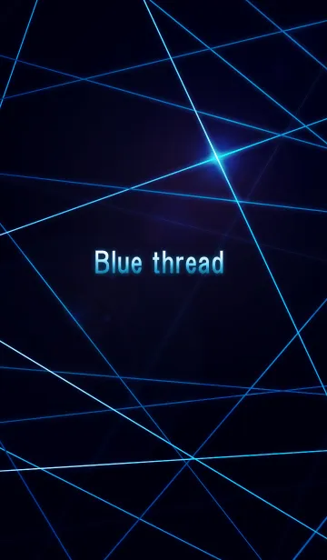 [LINE着せ替え] 青い糸の画像1