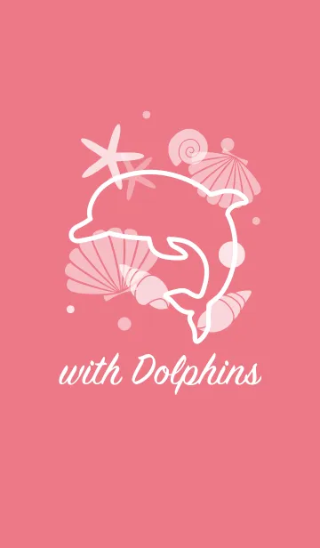 [LINE着せ替え] with Dolphins "shell" #coolの画像1