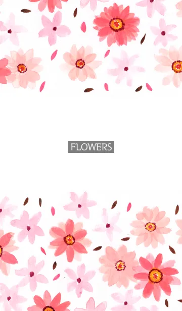 [LINE着せ替え] water color flowers_816の画像1