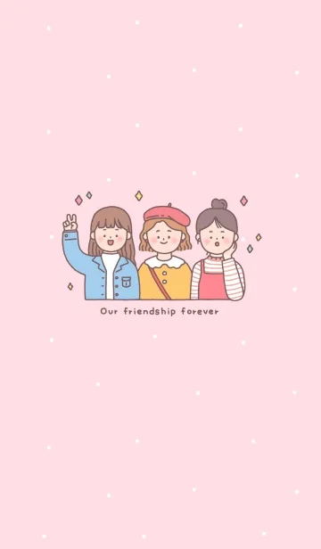 [LINE着せ替え] friendship foreverの画像1