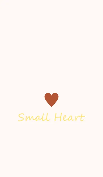 [LINE着せ替え] Small Heart *persimmon 2*の画像1