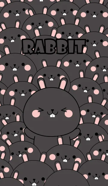 [LINE着せ替え] Special Emotion Black Rabbit Theme (jp)の画像1
