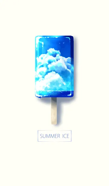 [LINE着せ替え] 青空夏色アイス #coolの画像1