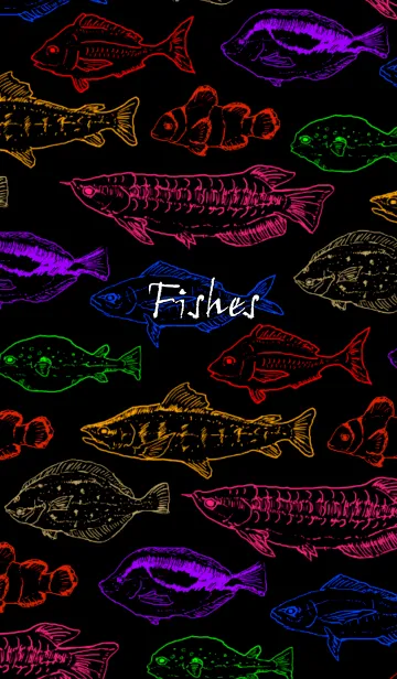 [LINE着せ替え] Fishes #coolの画像1