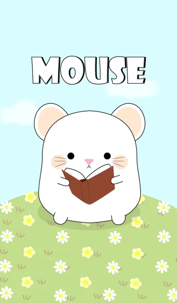 [LINE着せ替え] I'm Pretty White Mouse Theme (jp)の画像1