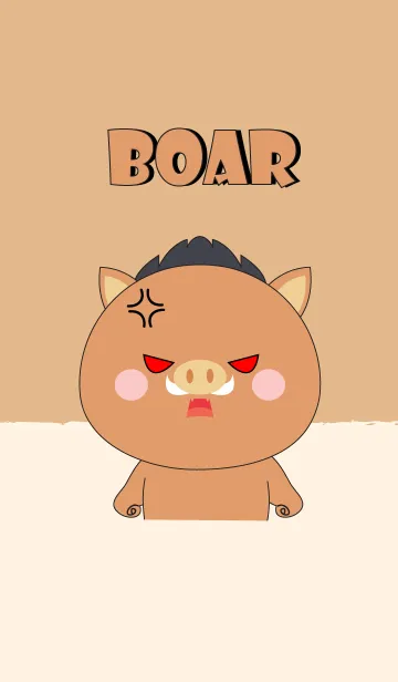 [LINE着せ替え] Big Head Boar Theme (jp)の画像1