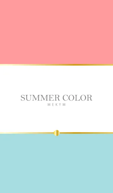 [LINE着せ替え] SUMMER COLOR PINK 5 #popの画像1