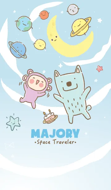 [LINE着せ替え] Majory : My Galaxy (JP)の画像1