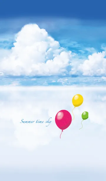 [LINE着せ替え] Summer time sky #coolの画像1