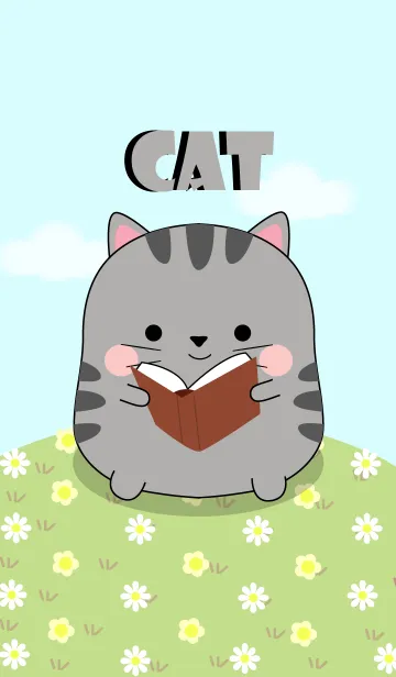 [LINE着せ替え] I'm Pretty Gray Cat Theme (jp)の画像1