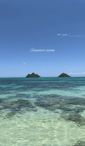 [LINE着せ替え] Summer ocean. #coolの画像1