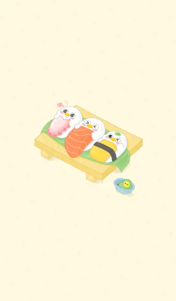 [LINE着せ替え] salmon sushiの画像1