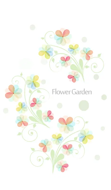 [LINE着せ替え] artwork_Flower garden18の画像1