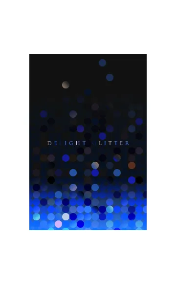 [LINE着せ替え] Delight Glitter Blueの画像1