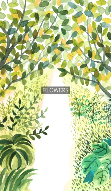 [LINE着せ替え] water color flowers_856の画像1