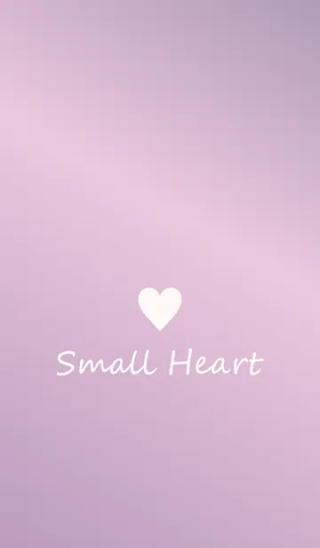 [LINE着せ替え] Small Heart *Purple Gradation 3*の画像1