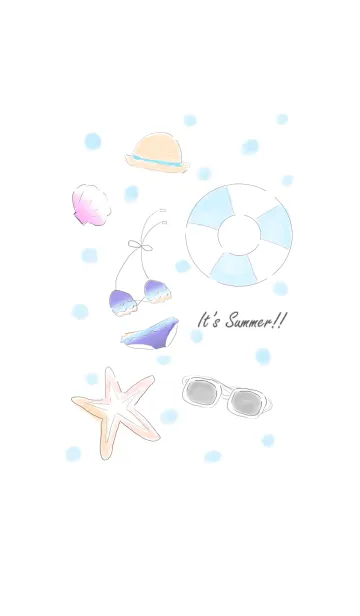 [LINE着せ替え] It's summer！！ #popの画像1