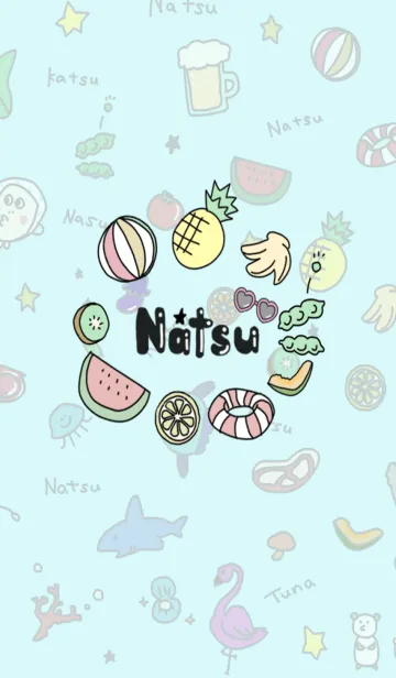 [LINE着せ替え] 夏をたのしむ！かわいいきせかえ #popの画像1