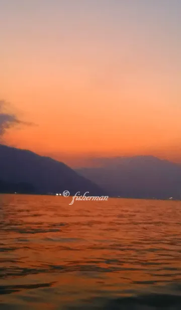 [LINE着せ替え] 暮れる海の画像1