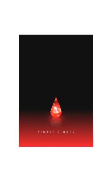 [LINE着せ替え] SIMPLE STONES REDの画像1