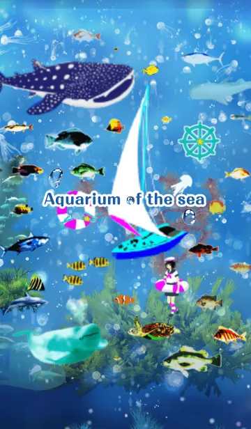 [LINE着せ替え] Aquarium of the seaの画像1
