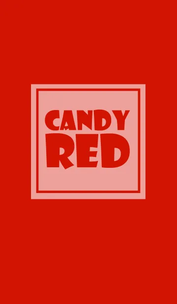 [LINE着せ替え] candy red theme v.3 (jp)の画像1