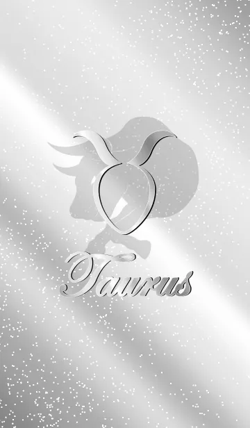 [LINE着せ替え] 十二星座 -牡牛座 Silver-の画像1
