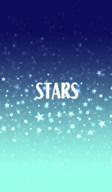 [LINE着せ替え] Blue Stars #popの画像1