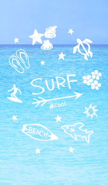 [LINE着せ替え] SURF... #cool ver.の画像1