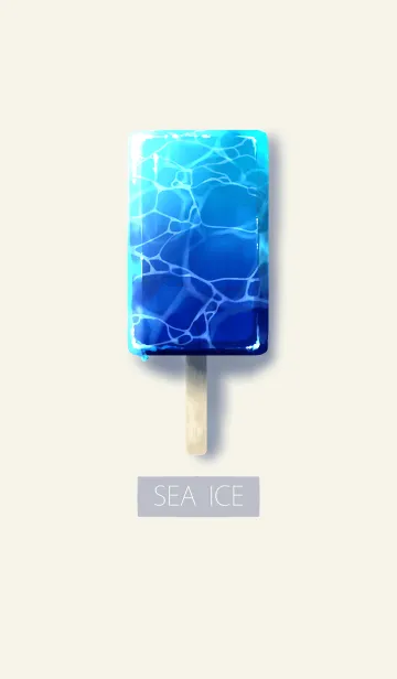 [LINE着せ替え] 海色アイス #coolの画像1