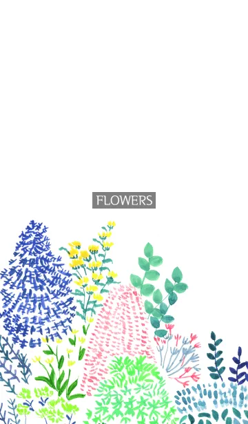 [LINE着せ替え] water color flowers_867の画像1