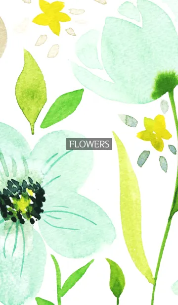 [LINE着せ替え] water color flowers_857の画像1