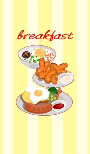 [LINE着せ替え] Breakfast Menu (Original)の画像1