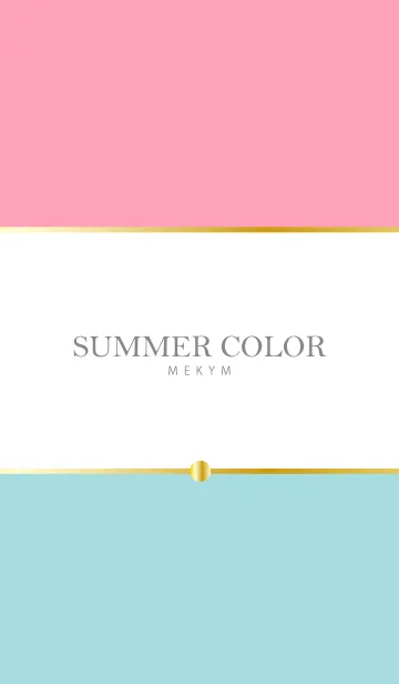 [LINE着せ替え] SUMMER COLOR PINK 6 #popの画像1