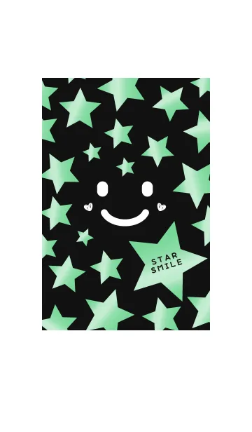 [LINE着せ替え] STAR SMILE GREEN-星に願いを-の画像1