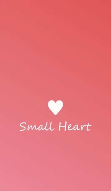 [LINE着せ替え] Small Heart *Red Gradation 3*の画像1