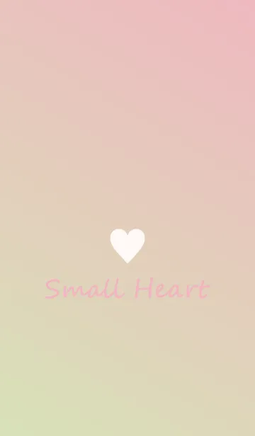 [LINE着せ替え] Small Heart *PINK+GREEN Ver2*の画像1