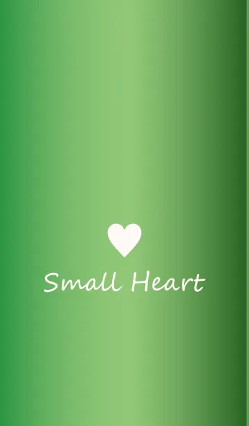 [LINE着せ替え] Small Heart *GlossyGreen 2*の画像1
