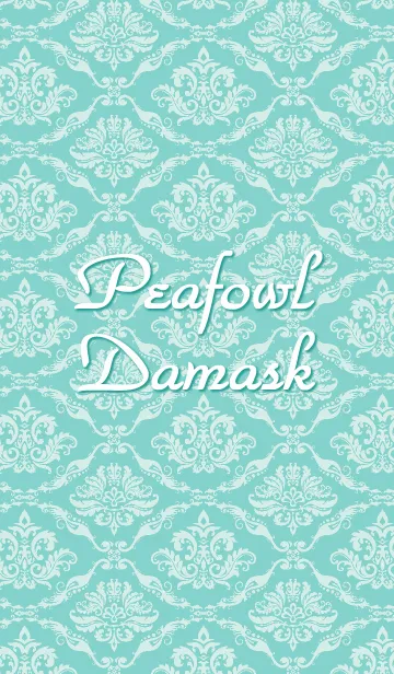 [LINE着せ替え] Peafowl Damask G07の画像1