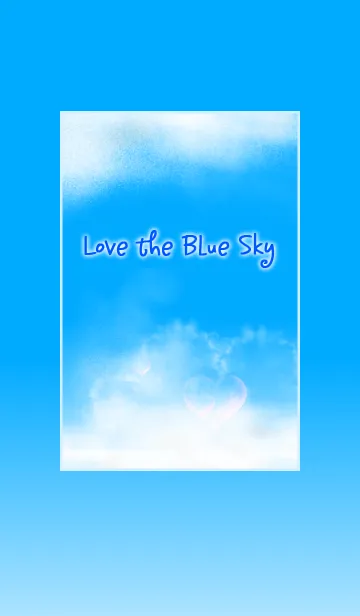[LINE着せ替え] Love the Blue Sky #freshの画像1