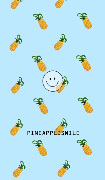 [LINE着せ替え] パイナップルとスマイル。#popの画像1