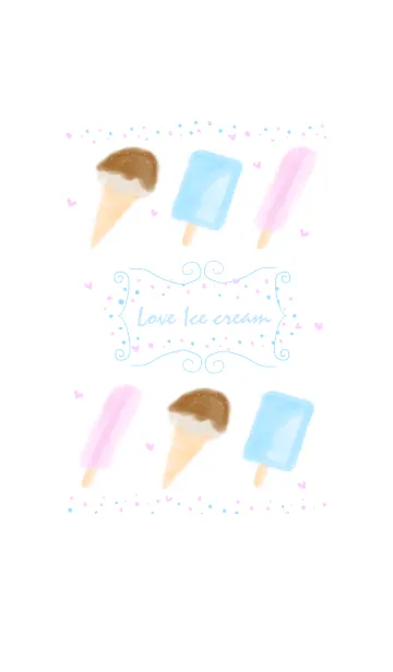 [LINE着せ替え] Love Icecream！！ #freshの画像1