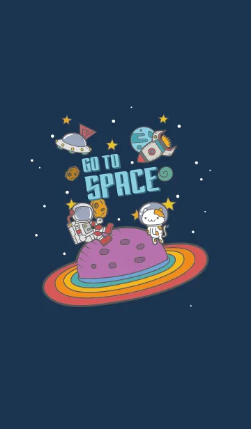 [LINE着せ替え] Go To Space JPの画像1