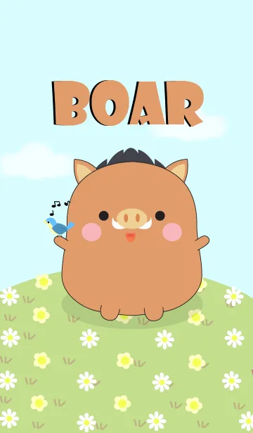 [LINE着せ替え] I'm Pretty Boar Theme (jp)の画像1