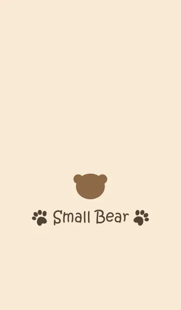 [LINE着せ替え] Small Bear *NaturalBeige*の画像1