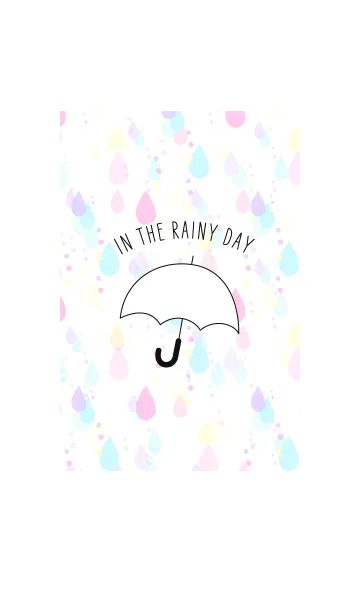 [LINE着せ替え] IN THE RAINY DAY pinkの画像1