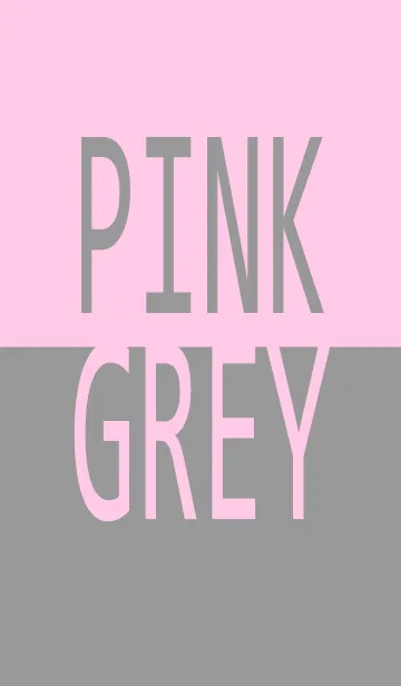 [LINE着せ替え] Pink ＆ Greyの画像1