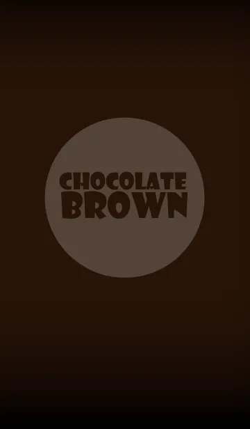 [LINE着せ替え] chocolate brown in black theme v.2 (jp)の画像1