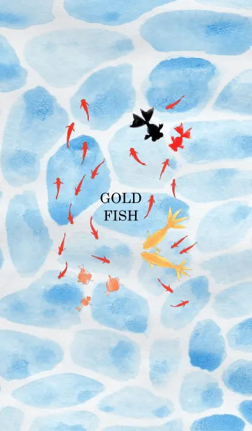 [LINE着せ替え] 金魚 GOLD FISH #freshの画像1